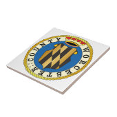Worcester Landkreis Siegel Fliese (Seite)