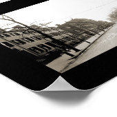 Worcester, MA Main St Foto 1910 Poster (Ecke)