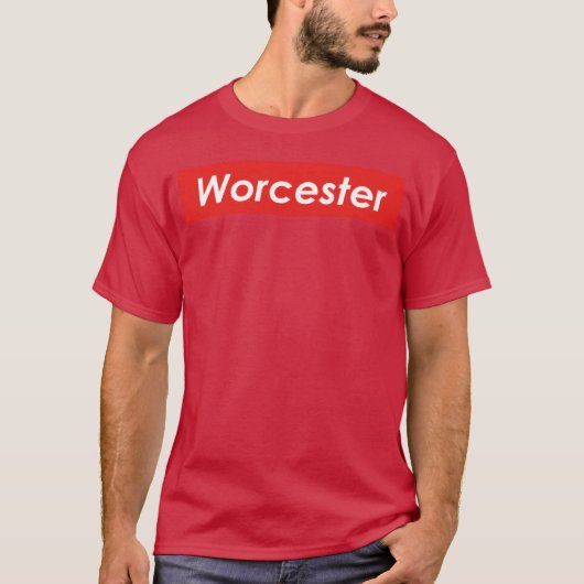 Worcester Massachusetts Retro T-Shirt (Vorderseite)