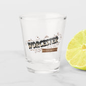 Worcester, Massachusetts Schnapsglas (Vorderseite)