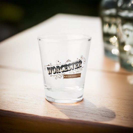 Worcester, Massachusetts Schnapsglas