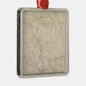 Worcester, Massachusetts Silbernes Ornament (Rechts)