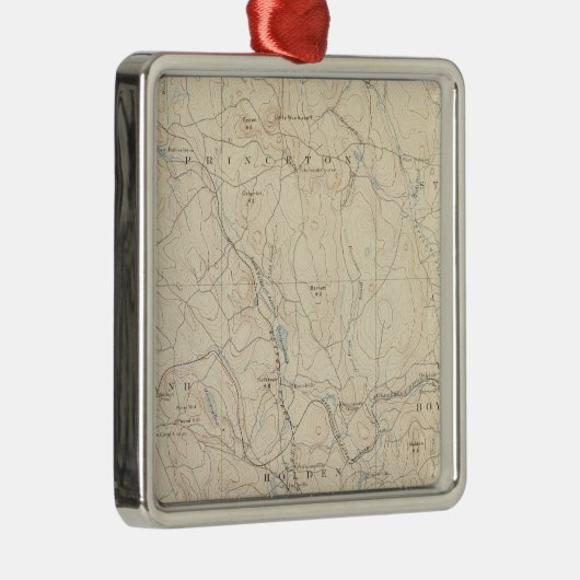 Worcester, Massachusetts Silbernes Ornament (Rechts)