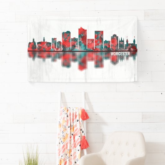Worcester Massachusetts Skyline Banner (Insitu)