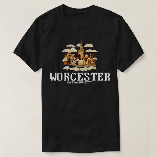 Worcester Massachusetts T-Shirt (Design vorne)