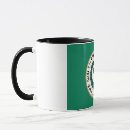 Worcester Stadtflagge Tasse (Links)