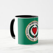 Worcester Stadtflagge Tasse (Vorderseite Links)