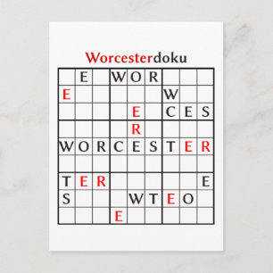 Worcesterdoku Postkarte