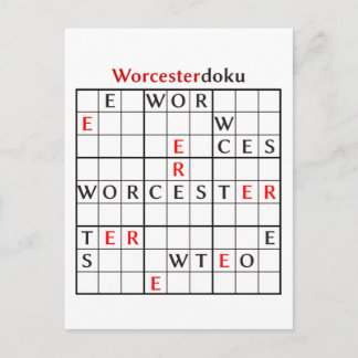 Worcesterdoku Postkarte