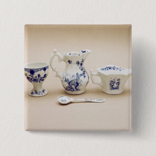 Worcestersahneboot, Sahnekännchen Button (Vorderseite)