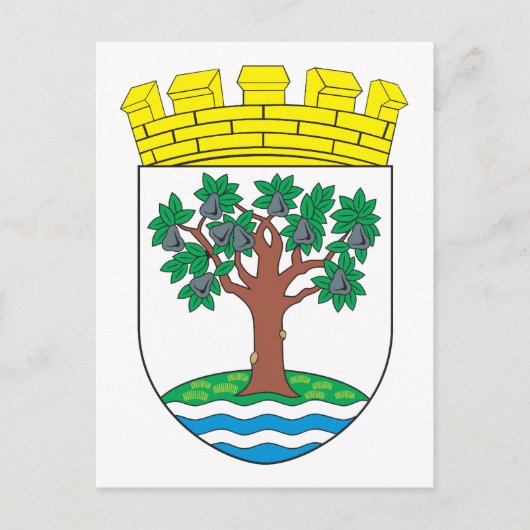 Worcestershire-Wappen Postkarte (Vorderseite)