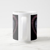 Word Art Black Valentine's Day Tasse (Rückseite)