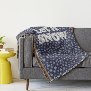 Word Art - Lassen Sie es mit schneebedecktem Hinte Decke