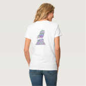 Word Art-Roaring Tiger T-Shirt (Rückseite Vollansicht)