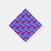 Word Art USA Text,Blue PAPER PARTY NAPKINS Serviette (Ecke)