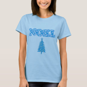 Word Art - Weihnachten Gemustert mit Bäumen Light T-Shirt