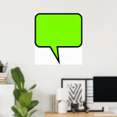 Word Balloon Poster (Heimbüro)