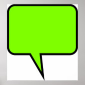 Word Balloon Poster (Vorne)