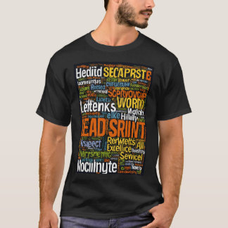Word Cloud: Führung, Service, Integrität, Team T-Shirt