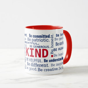 Word Cloud inspiriert Wörter Tasse