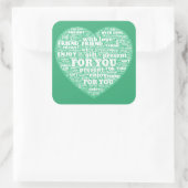 Word Cloud Stickers (Tasche)