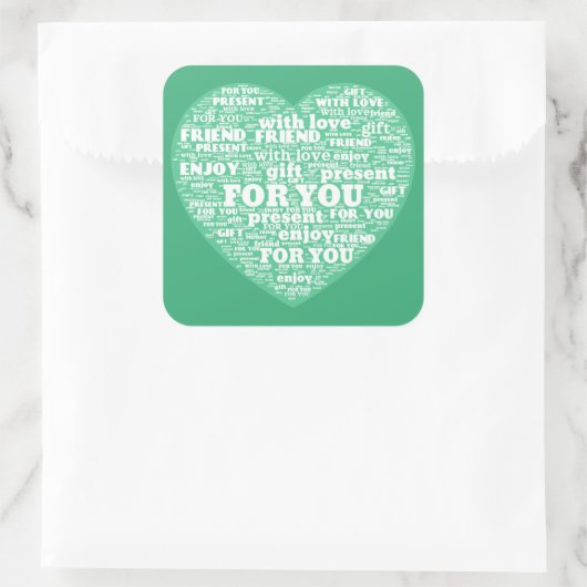 Word Cloud Stickers (Tasche)