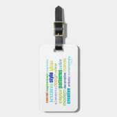 Word-Collage erstellen Gepäckanhänger (Vorderseite vertikal)