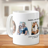 Word Daddy with pictures for Dad Kaffeetasse