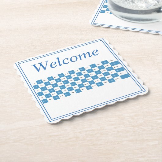 Word Game Cheat Sheet Wörter mit Vokalen Untersetzer (angewinkelt)