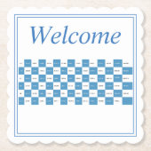 Word Game Cheat Sheet Wörter mit Vokalen Untersetzer (Vorderseite)