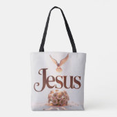Word Jesus Totbeutel christlich Tasche (Rückseite)