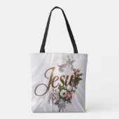 Word Jesus Totbeutel christlich Tasche (Rückseite)
