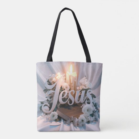 Word Jesus Totbeutel christlich Tasche (Rückseite)