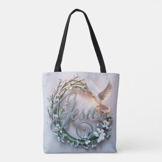 Word Jesus Totbeutel christlich Tasche (Rückseite)