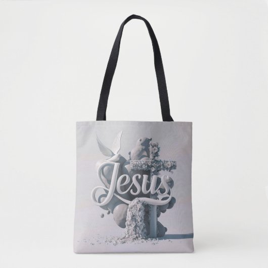 Word Jesus Totbeutel christlich Tasche (Vorderseite)