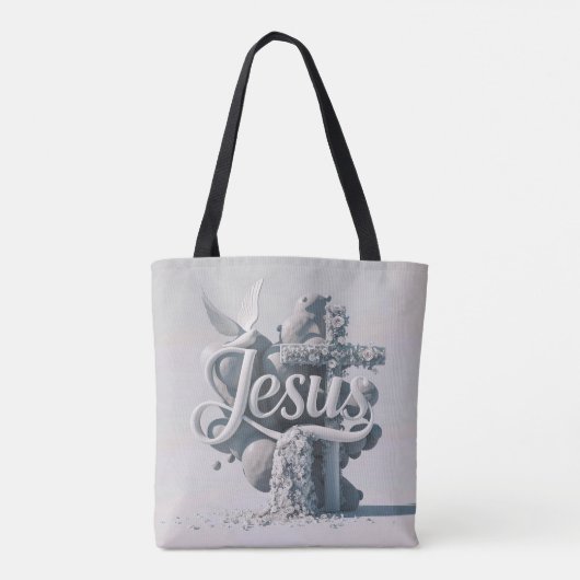 Word Jesus Totbeutel christlich Tasche (Rückseite)