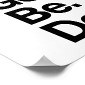 Word, Motivierend, Retro Poster (Ecke)