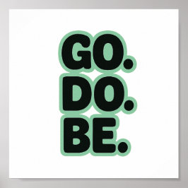 Word, Motivierend, Retro Poster