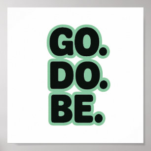 Word, Motivierend, Retro Poster