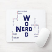 Word-Nerd Mousepad (Mit Mouse)