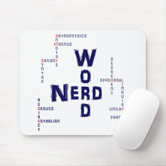 Word-Nerd Mousepad (Mit Mouse)