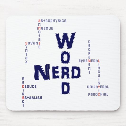 Word-Nerd Mousepad (Vorne)