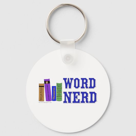 Word-Nerd Schlüsselanhänger (Vorderseite)