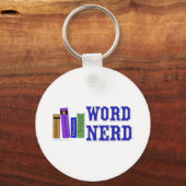 Word-Nerd Schlüsselanhänger (Vorderseite)