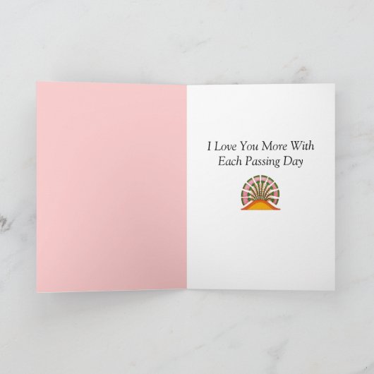 Word of Love Dankeskarte (Innenseite)