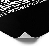 Word Of The Day Exhaustipated Adj Too Tired To Giv Poster (Ecke)