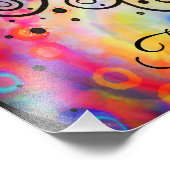 Word of the Year - Anpassbarer Ausdruck Fotodruck (Ecke)