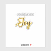 Word of the year - Joy Aufkleber (Blatt)