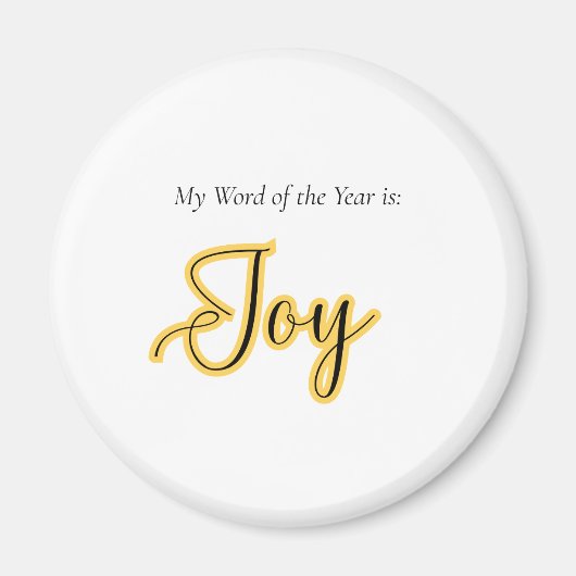 Word of the year - Joy Magnet (Vorne)