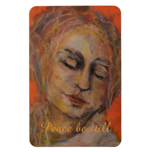 Word of the year: Peace be still Magnet (Vertikal)